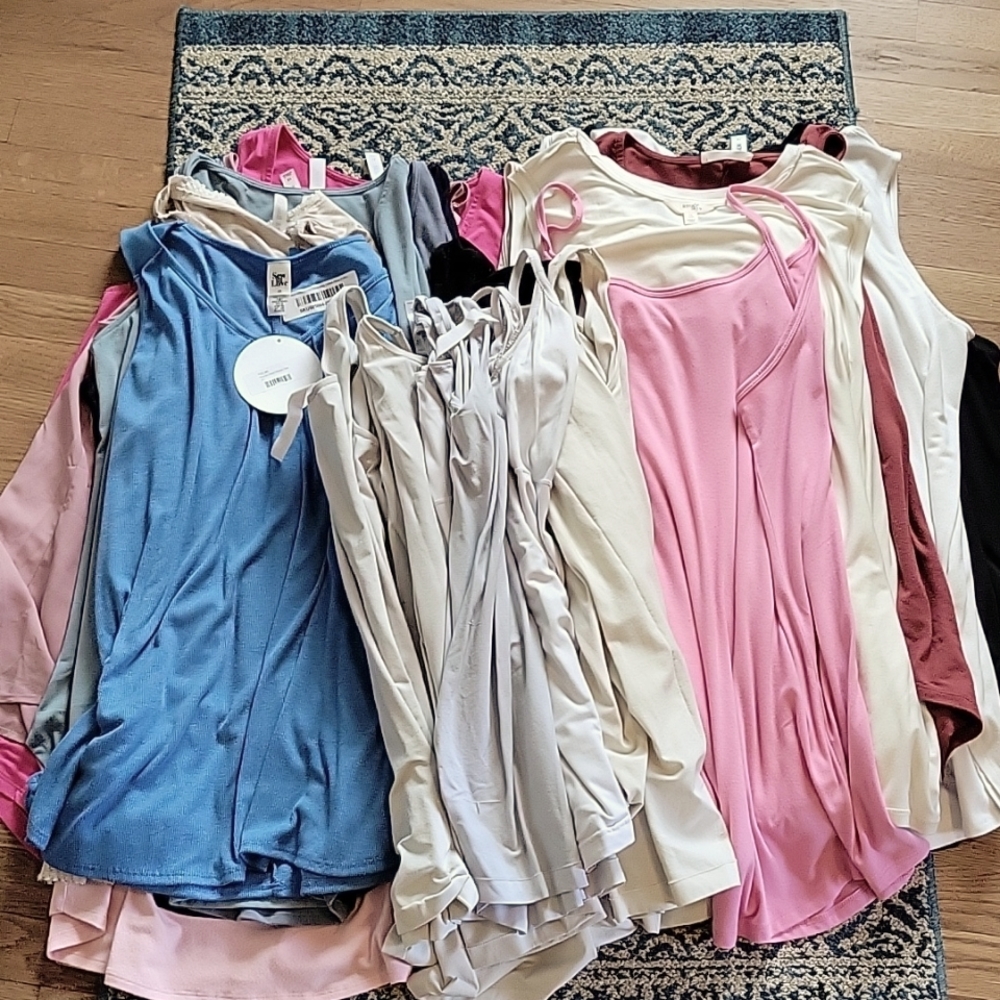 20 swing tanks, 7 under-shirts